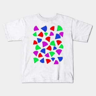 Colorful Gems (White) Kids T-Shirt
